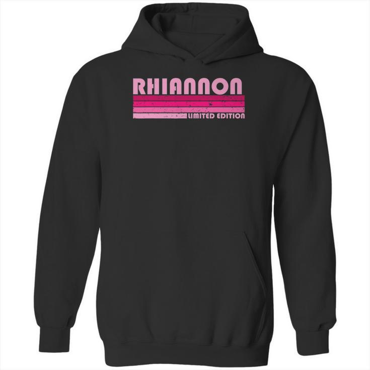 Rhiannon Name Personalized Retro Vintage 80S 90S Hoodie