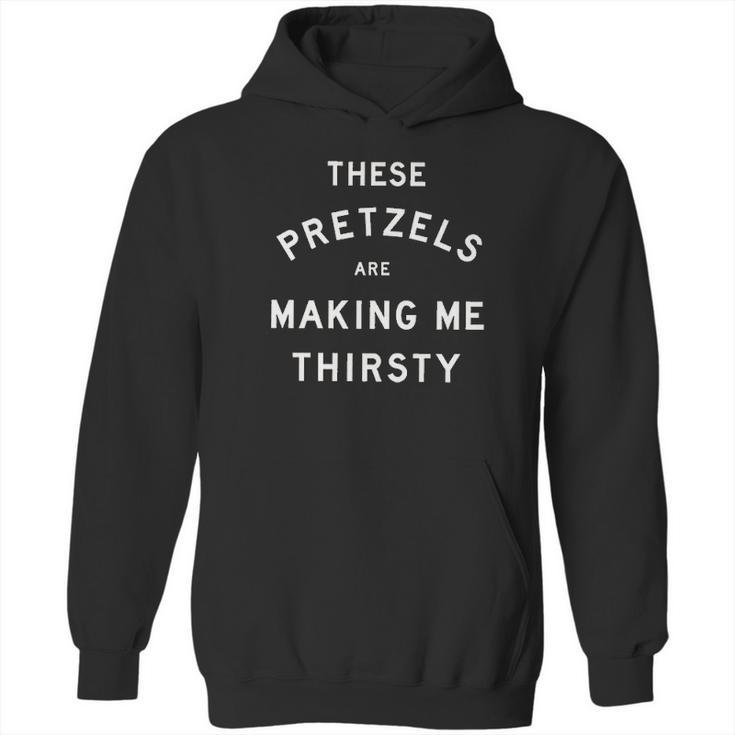 Ripple Junction Seinfeld These Pretzels Are Making Me Thirsty Adult Hoodie