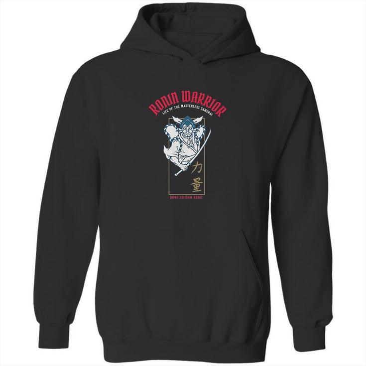 Ronin Warrior Masterless Samurai Kabuki And Kanji Fighter Hoodie