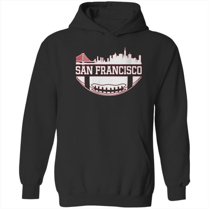 San Francisco Football Vintage Sf Cali Retro Gameday Hoodie