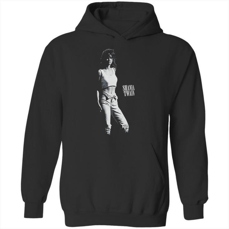 Shania Twain Black & White Hoodie