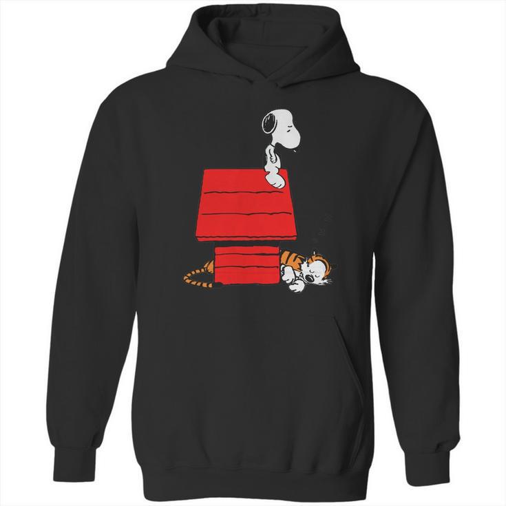 Snoopy And Hobbes Hoodie