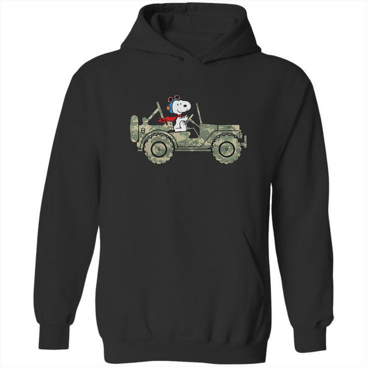 Snoopy Jeep Hoodie