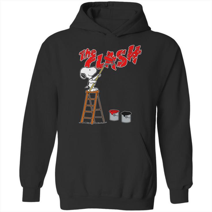 Snoopy Paints  The Clash Hoodie