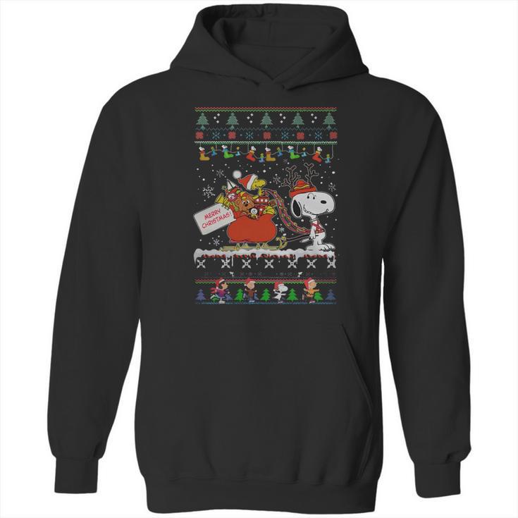 Snoopy Xmas Tshirt Hoodie