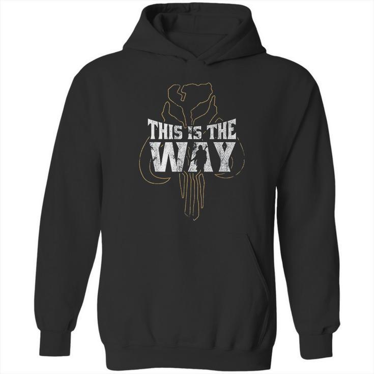 Star Wars The Mandalorian This Is The Way Mythosaur Overlay Hoodie