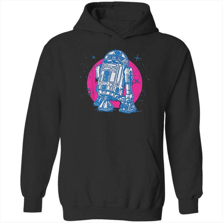 Star Wars R2-D2 Vintage Neon Retro Sparkly Badge Hoodie