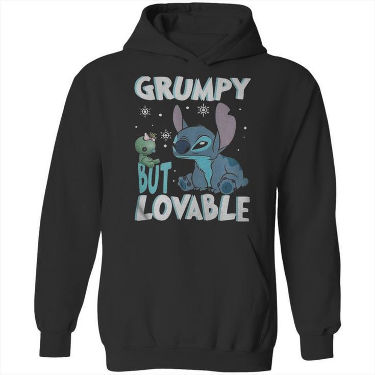 Stitch Grumpy But Lovable Hoodie