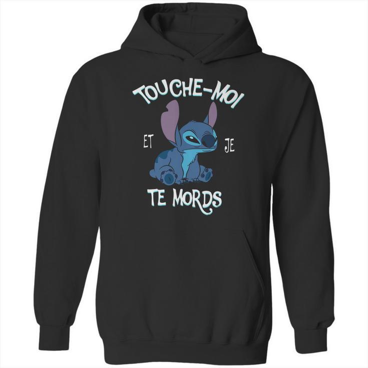 Stitch Touche Moi Et Je Te Mords Hoodie