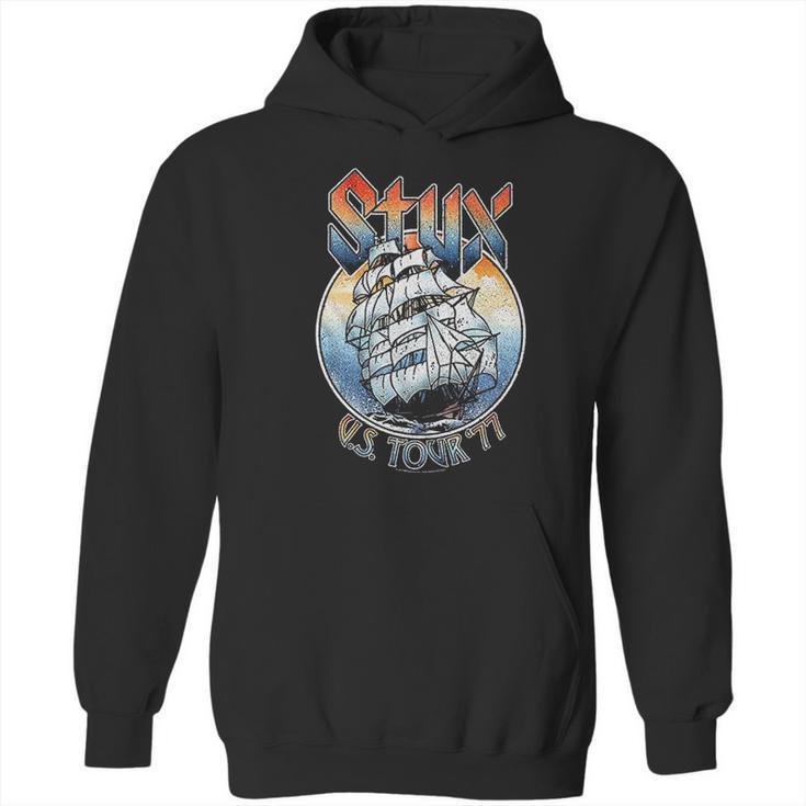 Styx 1977 Tour Black Hoodie