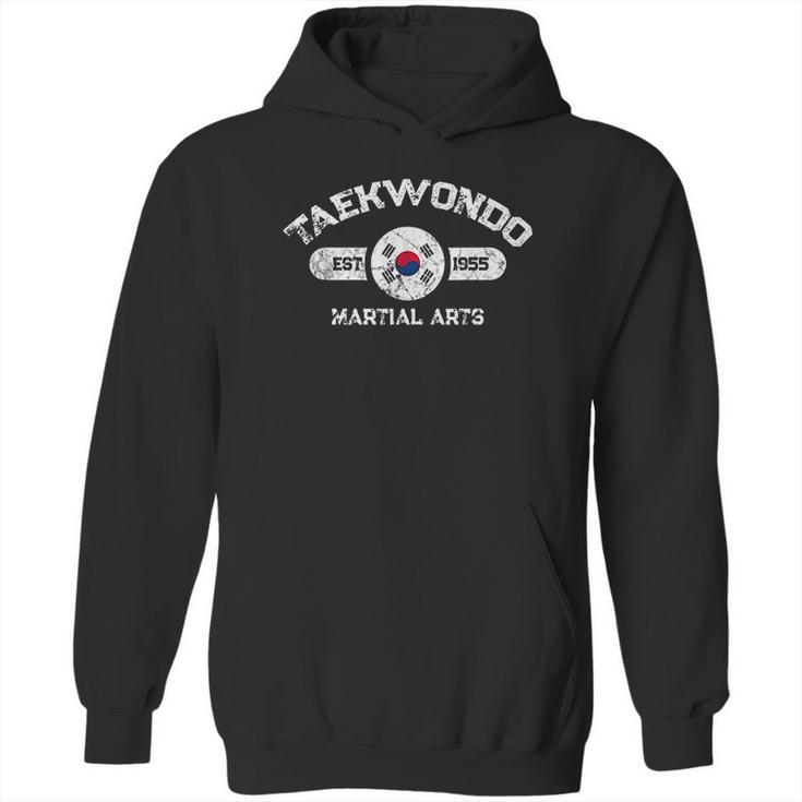 Taekwondo Established 1955 Tae Kwon Do Gift Martial Arts Hoodie