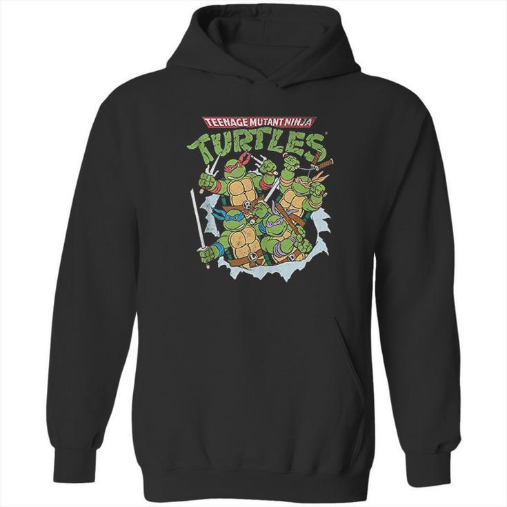 Teenage Mutant Ninja Turtles Break Through Hoodie