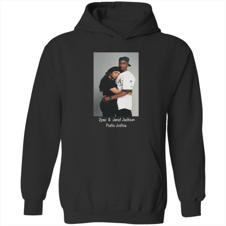 Tupac 2Pac & Janet Jackson Poetic Justice Hoodie