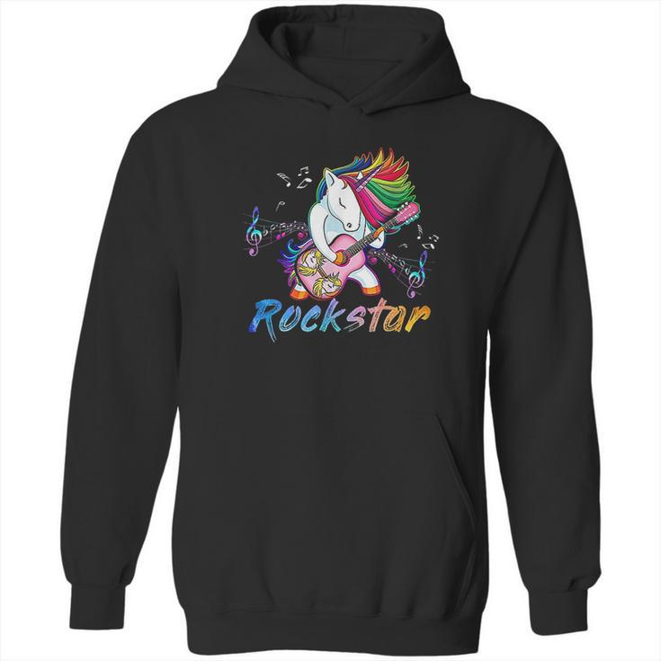 Unicorn Rock Star Guitar Rockin Music Singer Hoodie