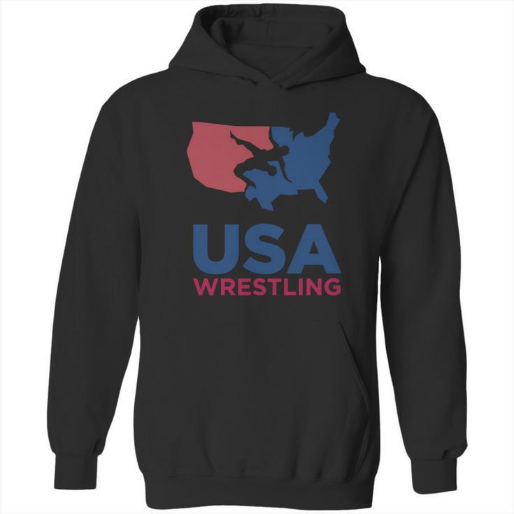 Usa Wrestling Eroded Hoodie