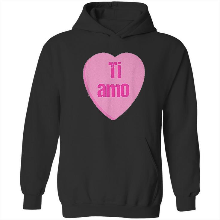 Valentine Italian  Ti Amo I Love You Hoodie