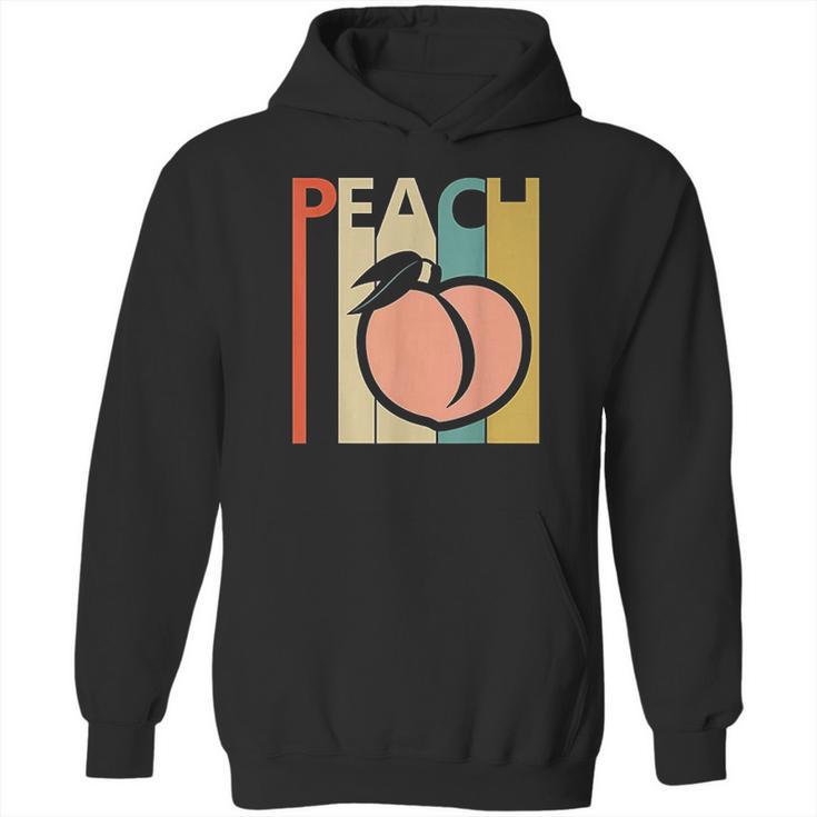 Vintage Peach Fruit Emoji Hoodie