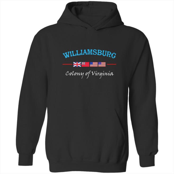 Williamsburg Virginia Colony Shirt Hoodie