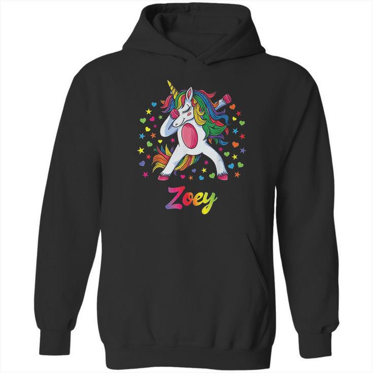 Zoey Dabbing Unicorn Hoodie