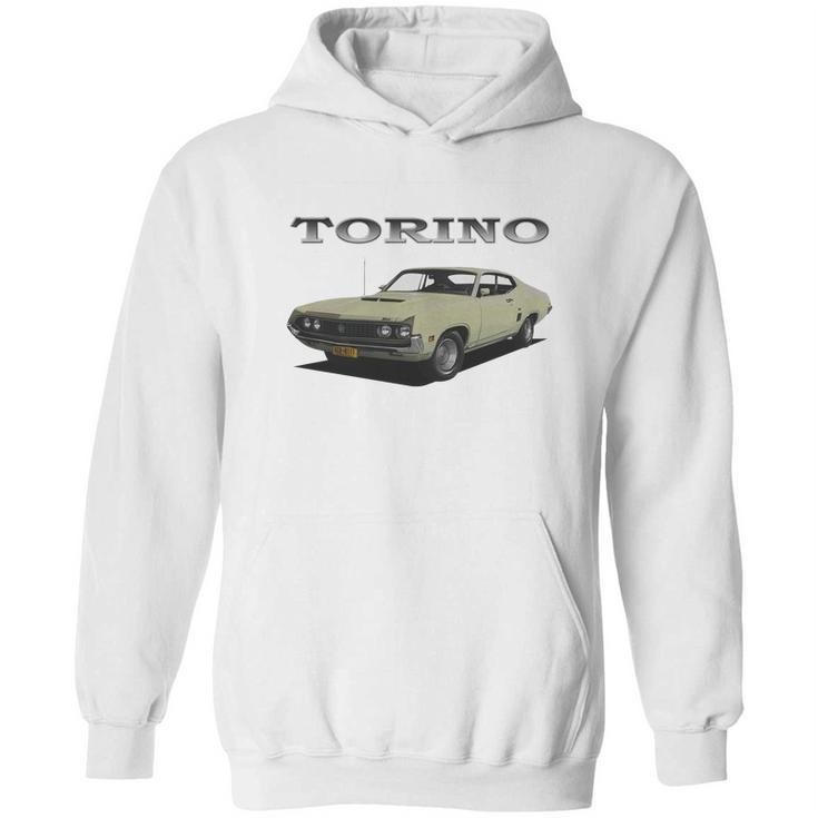 1970 Ford Torino Cream Hoodie