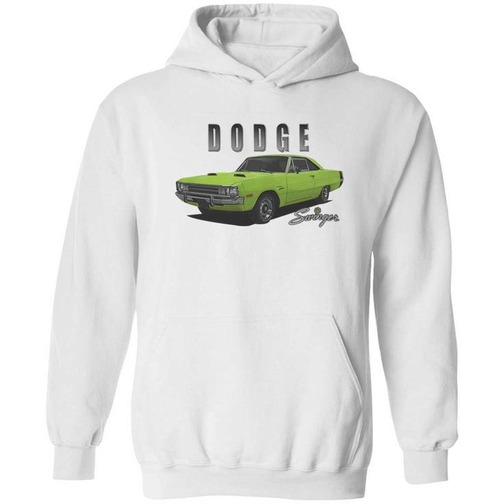 1972 Dodge Dart Swinger Green Hoodie