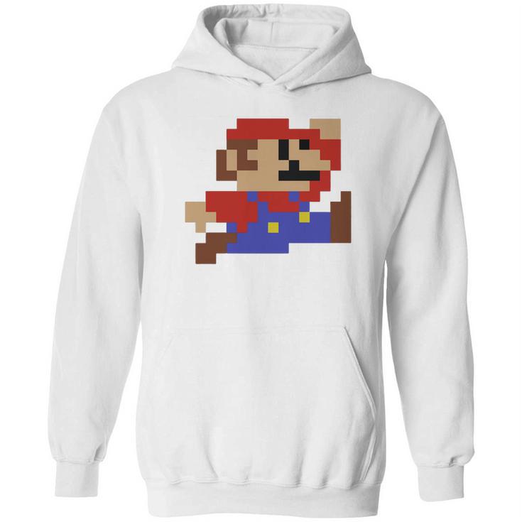 8-Bit Mario Nintendo Jumping Hoodie