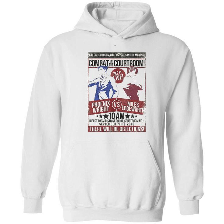 A&E Designs Ace Attorney Phoenix Wright Vs Miles Edgeworth Hoodie