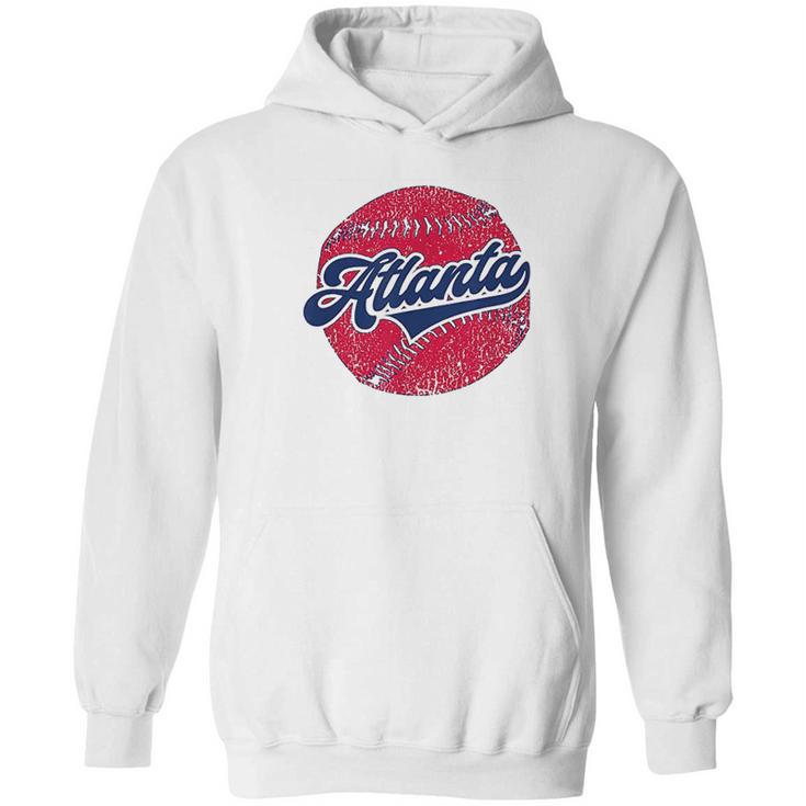 Atlanta Baseball | Atl Vintage Georgia Baseball Hoodie