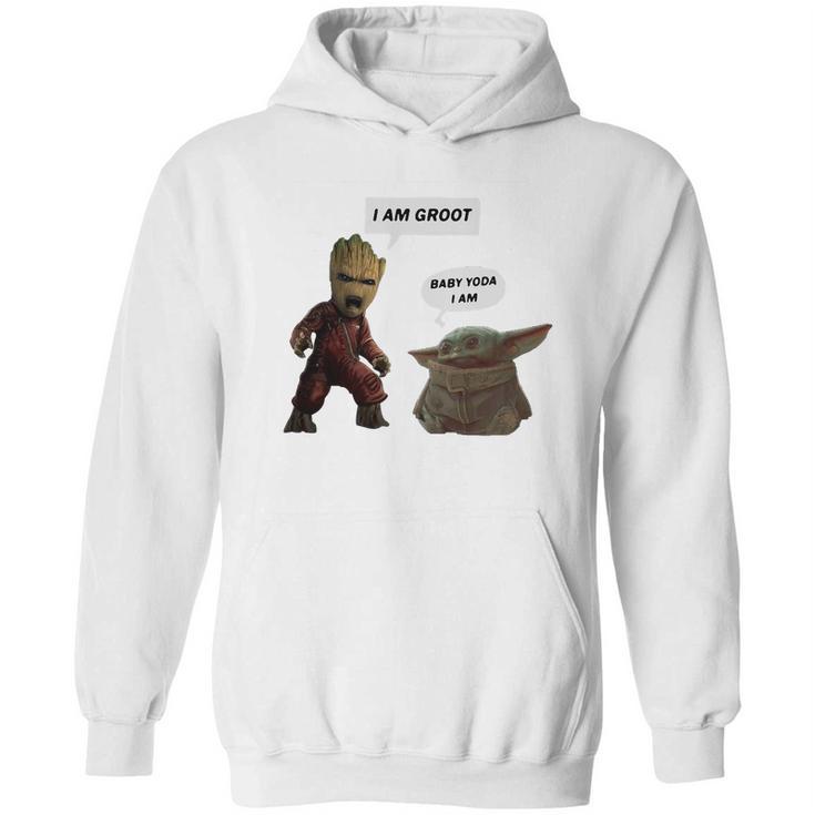 Baby Groot I Am Groot Baby Yoda I Am Hoodie