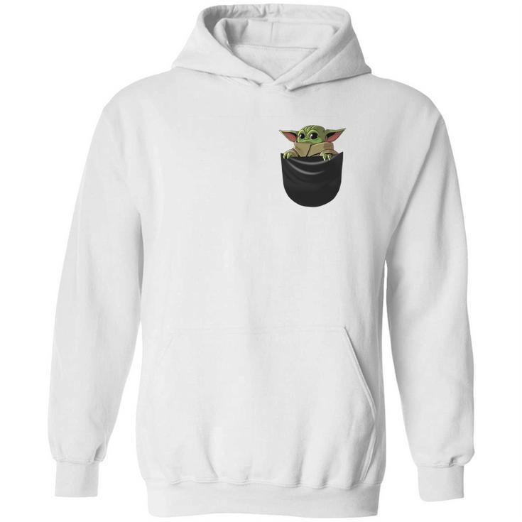 Baby Yoda In Pocket The Mandalorian Shirt Hoodie