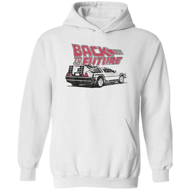 Back To The Future Delorean Graphic Hoodie