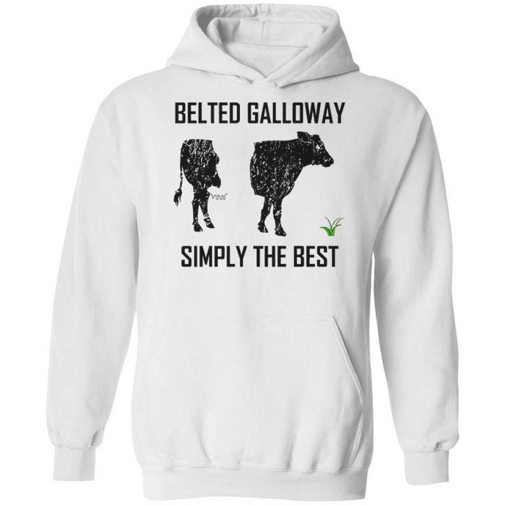 Belted Galloway Simply The Best Vintage Cow Gift Hoodie