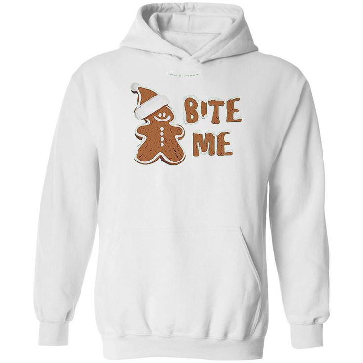 Bite Me Gingerbread Cute Hoodie