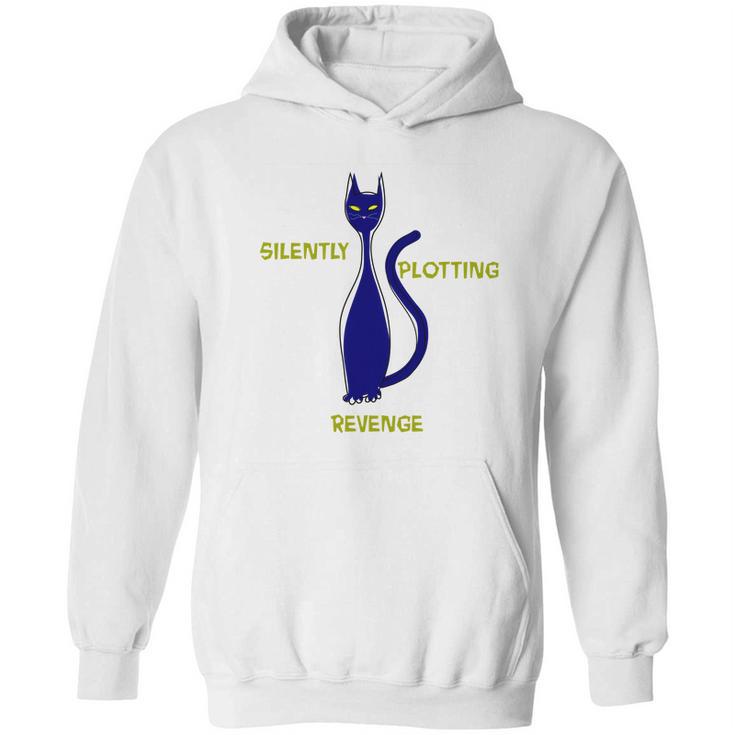 Ca Funny Silently Plotting Revenge Hoodie