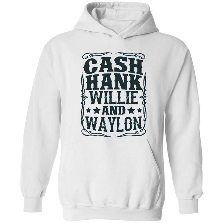 Cash Hank Willie And Waylon Country Girl Hoodie