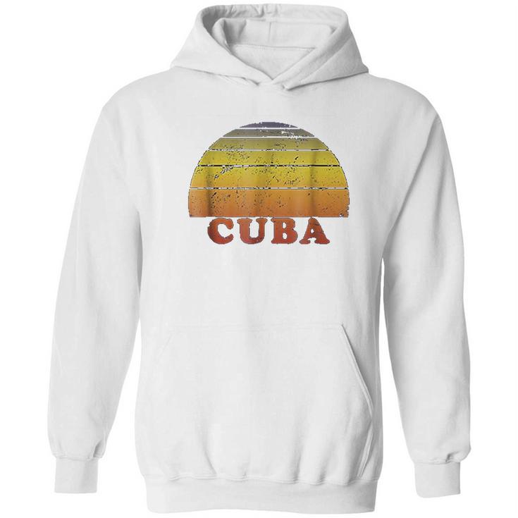 Cuba Retro Vintage 70S Throwback Hoodie