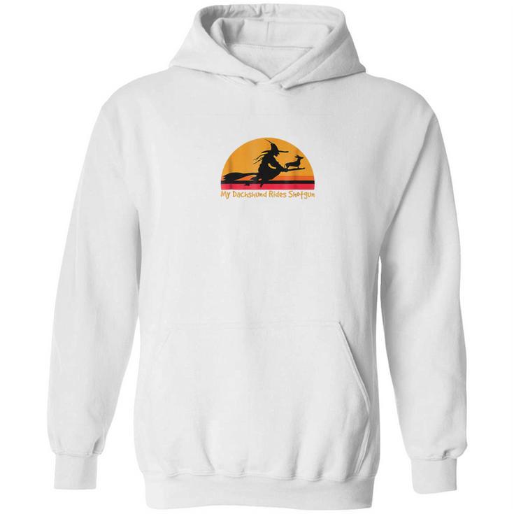 Cute Dachshund Halloweenie Funny Wiener Dog Hoodie