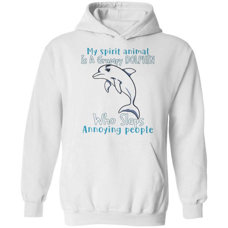 Dolphin Annoying People Dolphin Lovers Hoodie