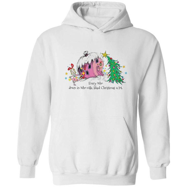 Dr Seuss Cindy-Lou Who House T-Shirt Hoodie