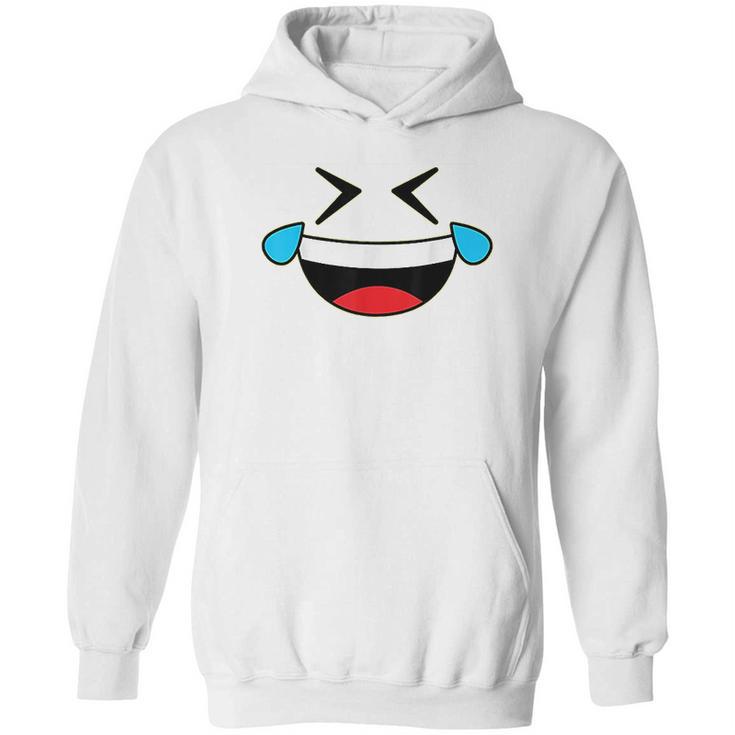 Emojis Costume Crying Laughing Emoticon Tears Hoodie