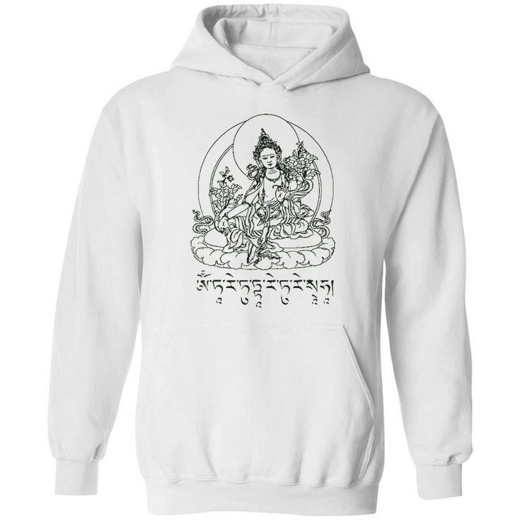 Green Tara Mantra Hoodie