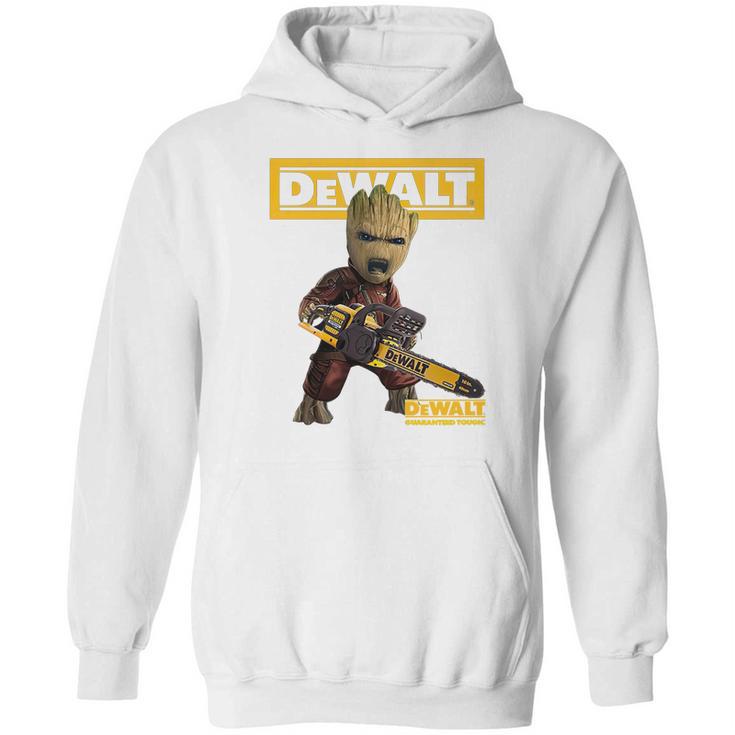 Groot With Logo Dewalt Shirt Hoodie