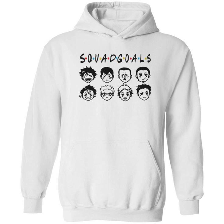 Haikyuu Squad Goals Funny Hoodie