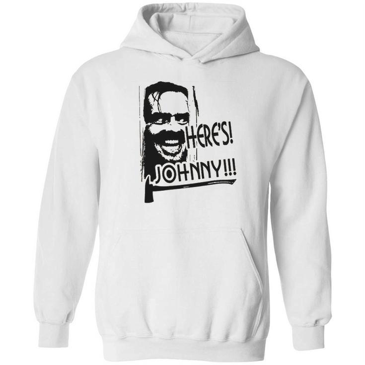 Heres Johnny The Shining Overlook Hotel Stanley Kubrick Stephen King Horror Movie Hoodie