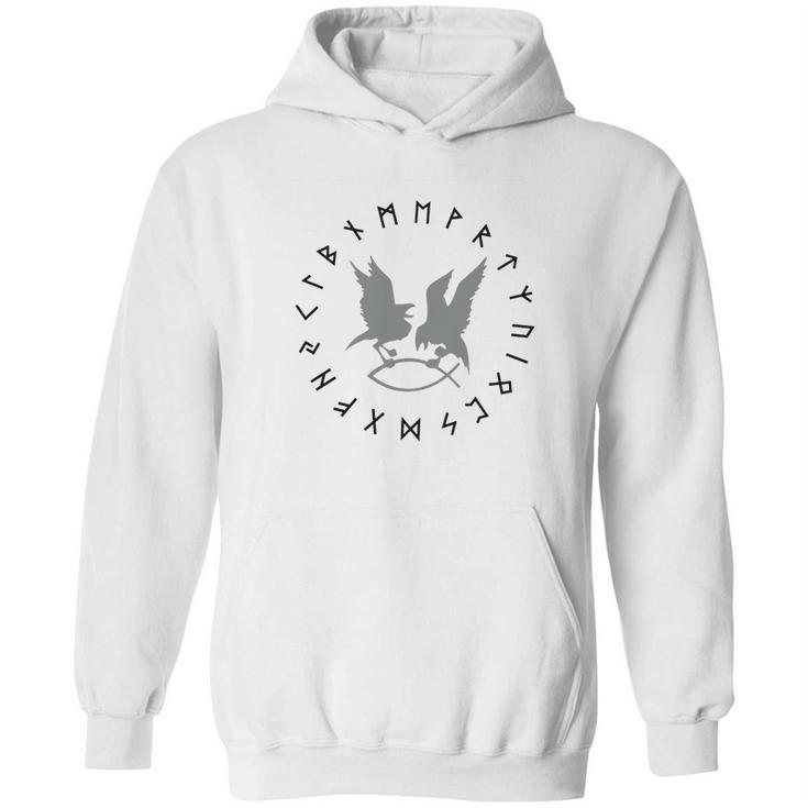 Hugin Munin Runen Cicle2fShirt Hoodie