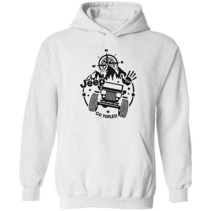 Jeep Square Headlight Go Topless Hoodie