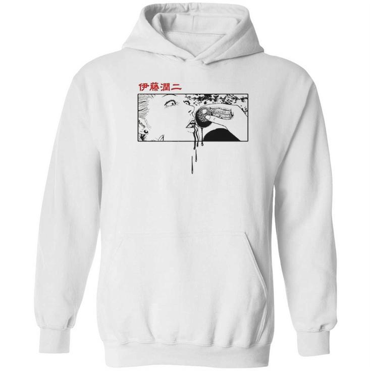 Junji Ito Woman Eating Globule Hoodie