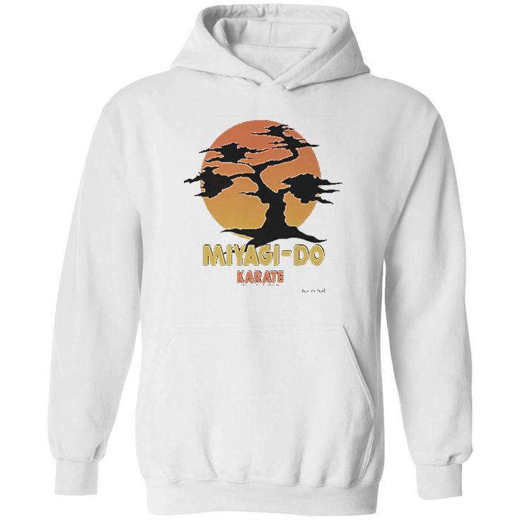 Karate Kid Miyagi Do Banzai Tree Sunset Hoodie