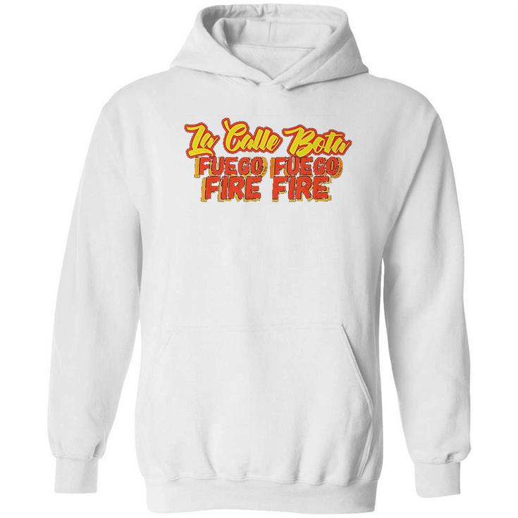 La Calle Bota Fuego Fire  La Romana Dembow Trap Bunny Hoodie