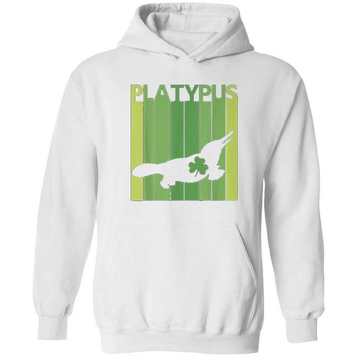 Lucky Platypus St Patricks Day Irish Gift Hoodie